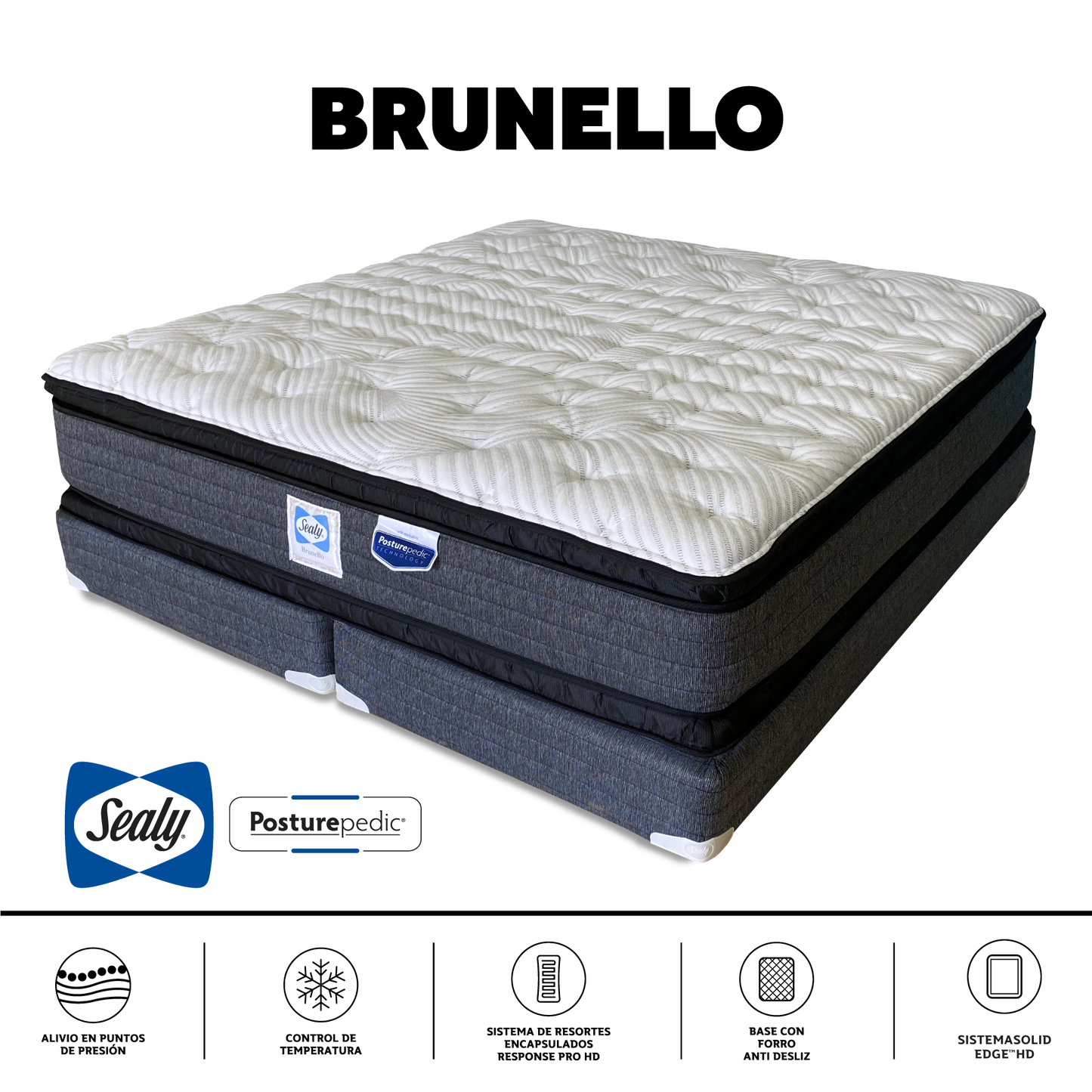 SEALY BRUNELLO | SÓLO COLCHÓN